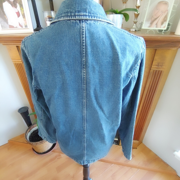 🎊HP🎊Ralph Lauren Double Breasted Denim Jacket. - Picture 8 of 14